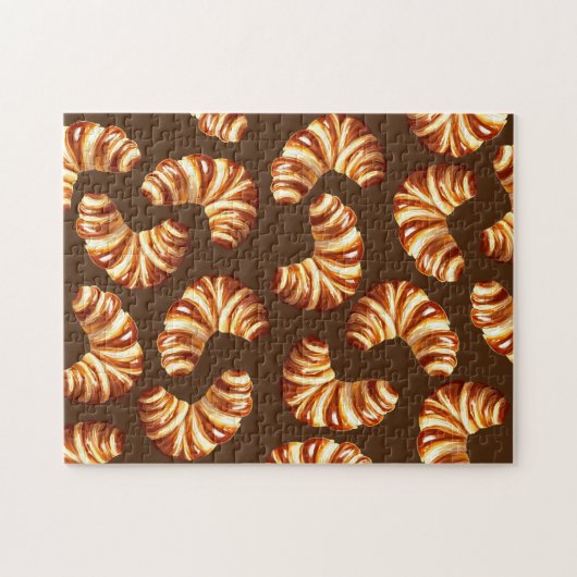 moeilijke croissants legpuzzel (Horizontaal)