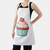 Moeilijke Cupcake met Hart Topper Schort (Insitu)