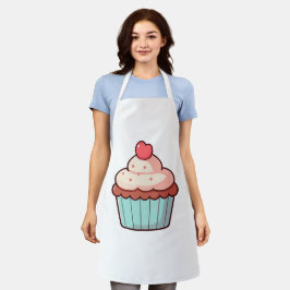 Moeilijke Cupcake met Hart Topper Schort