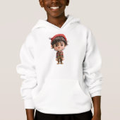 Moeilijke dag Kerstmis Elf Boy's Hoodie (Voorkant)