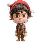 Moeilijke dag Kerstmis Elf Boy's Hoodie