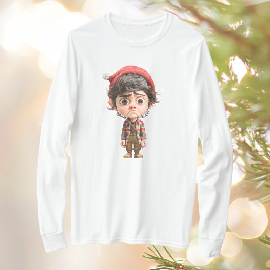 Moeilijke dag Kerstmis Elf Mannen T-shirt