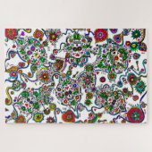 Moeilijke Dag Van De Doden Patroon Legpuzzel (Horizontaal)