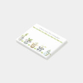 Moeilijke Dier Potplanten Persoonlijke Notitie Van Post-it® Notes (Schuin)