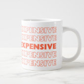 MOEILIJKE & DURE EXTRA GROTE MOK VOOR KOFFIE (Rechts)