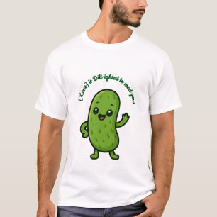 Moeilijke Gelukkige Augurk Kawaii Cartoon - Person T-shirt