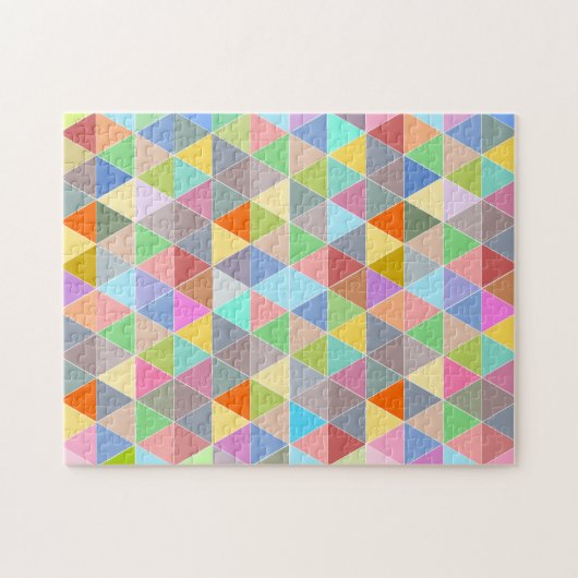 Moeilijke geometrische driehoek puzzle 252 pc legpuzzel (Horizontaal)