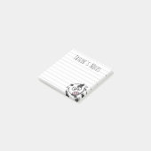 Moeilijke Grappige Cartoon Koe Post-it Notities Post-it® Notes (Schuin)