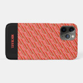 Moeilijke Grappige Gepersonaliseerde Bacon Case-Mate iPhone Case (Achterkant (horizontaal))