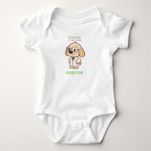 Moeilijke Grappige Hond-Tor Baby Body Romper