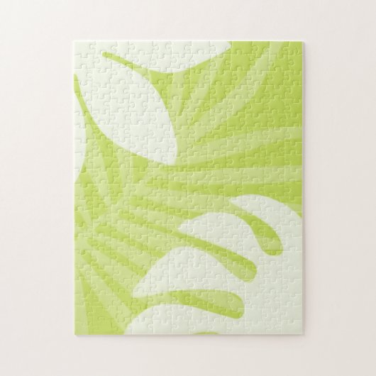 Moeilijke groene liefde Tropische puzzel Legpuzzel (Verticaal)