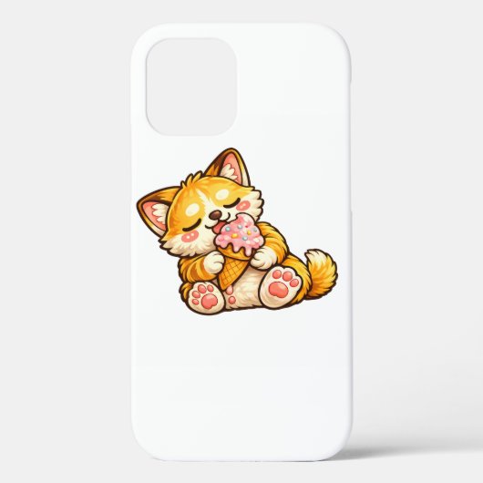 Moeilijke Kat Ijs Case-Mate iPhone Case (Achterkant)