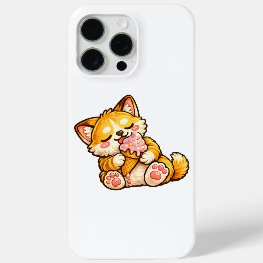 Moeilijke Kat Ijs Case-Mate iPhone Case (Achterkant)