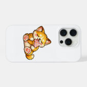 Moeilijke Kat Ijs iPhone Hoesje (Achterkant horizontaal)