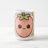 Moeilijke Kawaii Aardbeien Mok (Center)