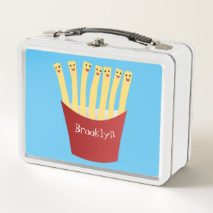 Moeilijke kawaii frieten fastfood cartoon illustra