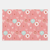 Moeilijke Kawaii Liefde Lippen Inpakpapier Vel (Voorkant 3)