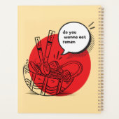 Moeilijke Kawaii Ramen - Grappig Japans Eten Planner (Achterkant)