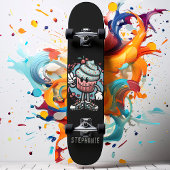 Moeilijke Kersencupcake Skateboard met Naam