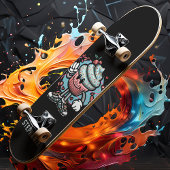 Moeilijke Kersencupcake Skateboard met Naam