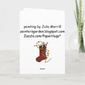 Moeilijke kerstdagen Kaart (Achterkant)