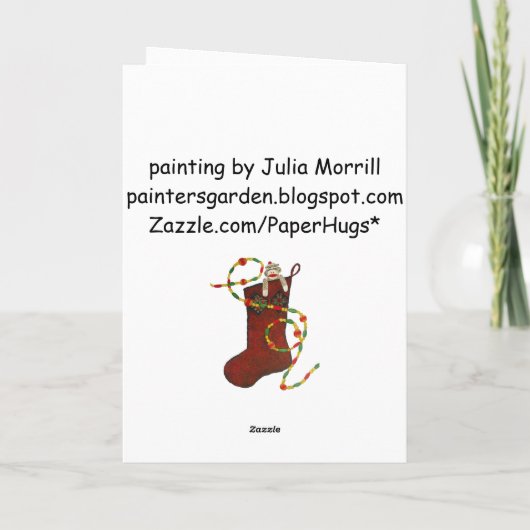 Moeilijke kerstdagen Kaart (Achterkant)