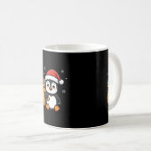 Moeilijke Kerstman Pinguïn Kerstmoker Koffiemok (Voorkant rechts)