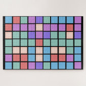 Moeilijke kleurrijke gemengde kleuren Tegel Legpuzzel (Horizontaal)