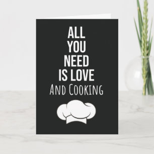 Moeilijke kookkaarten Chef lekkerbek Kookhulp Kaart