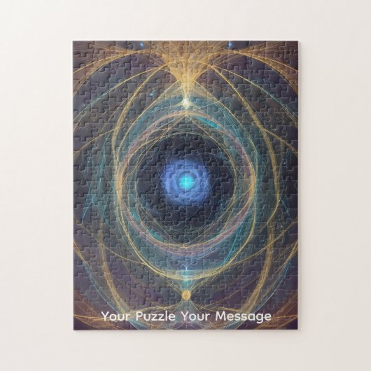 Moeilijke legpuzzel "Cosmic Swirls" (Verticaal)