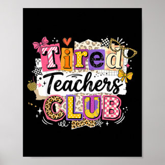 Moeilijke Leraren Zomerclub Grappige Leraar Zomer Poster