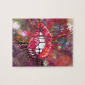 Moeilijke Lippen Legpuzzel (Horizontaal)