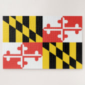 Moeilijke marylandvlag legpuzzel (Horizontaal)