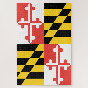 Moeilijke marylandvlag legpuzzel
