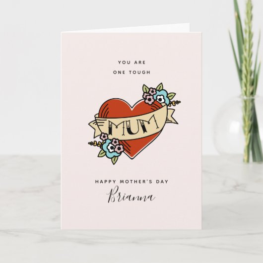 Moeilijke Moederdag Kaart (Voorkant)