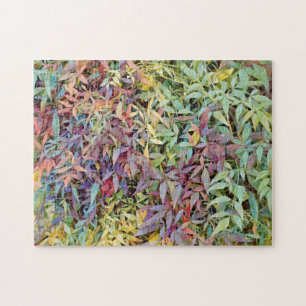 Moeilijke Natuur met kleurrijke bladeren Legpuzzel