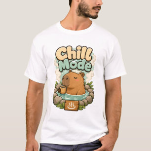 Moeilijke Ontspanningsmodus Capybara Hete Bron Ill T-shirt