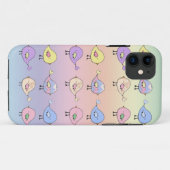 Moeilijke Pastel Vogels Case-Mate iPhone Case (Achterkant (horizontaal))