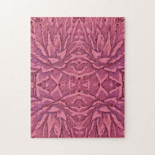 Moeilijke rode bloedaap Kaleidoscoop Puzzle Legpuzzel (Verticaal)