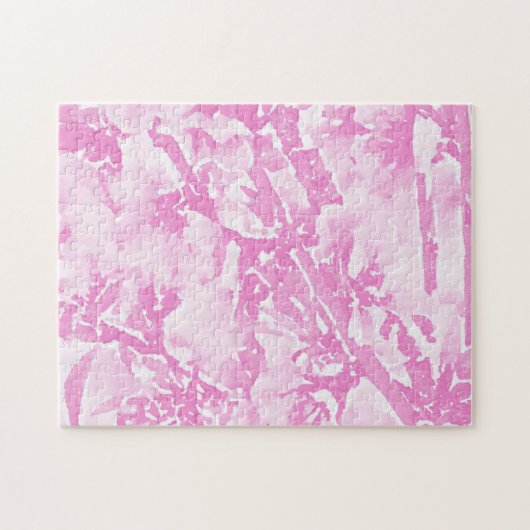 Moeilijke roze Cherry Blossom Puzzle Legpuzzel (Horizontaal)