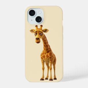 Moeilijke Schattige Giraffe Mooie Giraffe Hoesje iPhone 15 Case