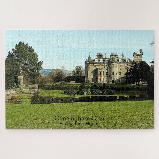 Moeilijke Schotse Cunningham Clan's finlaystone Legpuzzel (Horizontaal)