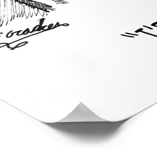 Moeilijke secretaris poster (Hoek)