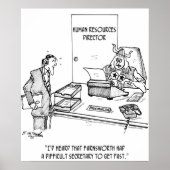 Moeilijke secretaris poster (Voorkant)