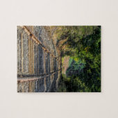 Moeilijke sporen van spoorwegen Puzzle Legpuzzel (Horizontaal)