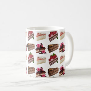 Moeilijke Taart Liefhebbers Desserts Patroon Koffiemok