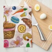Moeilijke Taart Traktaties Snoepjes Theedoek (Quarter Fold)