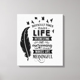 Moeilijke tijden — canvasafdruk canvas afdruk