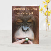 Moeilijke tijden, ik heb je rug kaart (Gele Bloem)