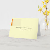 Moeilijke tijden kaart (Gele Bloem)